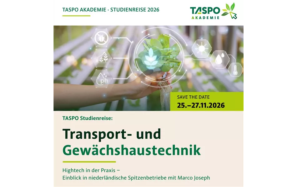 TASPO Studienreise: Transport- und Gewächshaustechnik